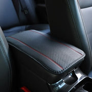 Car Armrest Cover Mat Universal PU Leather Ethnic Style Print Waterproof Non Slip Storage Box Pad Auto Styling Interior Accessor