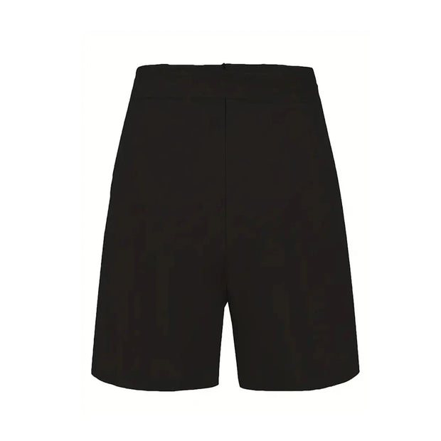 Y2K Solid Button Front Shorts Tie Waist Beach Summer High Waist Shorts Women's Clothing