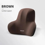 Car Neck Pillow Memory Foam Protective Lumbar Support Backrest Relieves Pressure Breathable Car Headrest Pillow Car Assesories