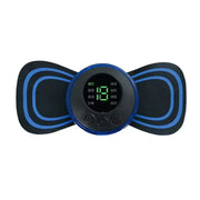 Electric Neck Massager Mini Cervical Back Patch Muscle Relieve Fatigue Stimulator Massageador Mat Pad Home Use Massage Tool