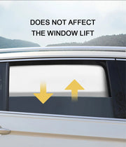 SEAMETAL 2Pcs Car Side Window Sun Shade Curtain Summer Sun Protection Sunshade Cover UV Reflective Magnetic Car Privacy Curtains