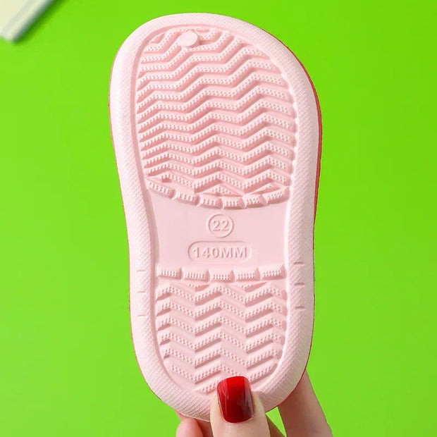 Summer Children Garden Slippers Shoes Boys&Girls Beach Sandal Kids Lightweight Breathable Cute Cartoon Slip Baby Slippers