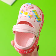 Summer Children Garden Slippers Shoes Boys&Girls Beach Sandal Kids Lightweight Breathable Cute Cartoon Slip Baby Slippers