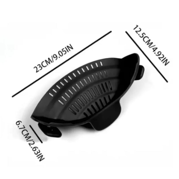 1pc, Strainer, Pot Strainer, Adjustable Clip On Strainer For Pots Pans And Bowls, Kitchen Pot Strainer