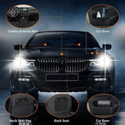 1Pcs Leak-proof Mini Car Trash Can with Lid Small Car Accessories Includes 60 (300) Garbage Bags for Vehicle Interior