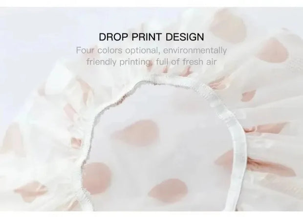 5pcs Waterproof Shower Cap WOMEN'S Household Bathing Anti-oil Smoke Hair Care Shower Cap Dry Hair Cap