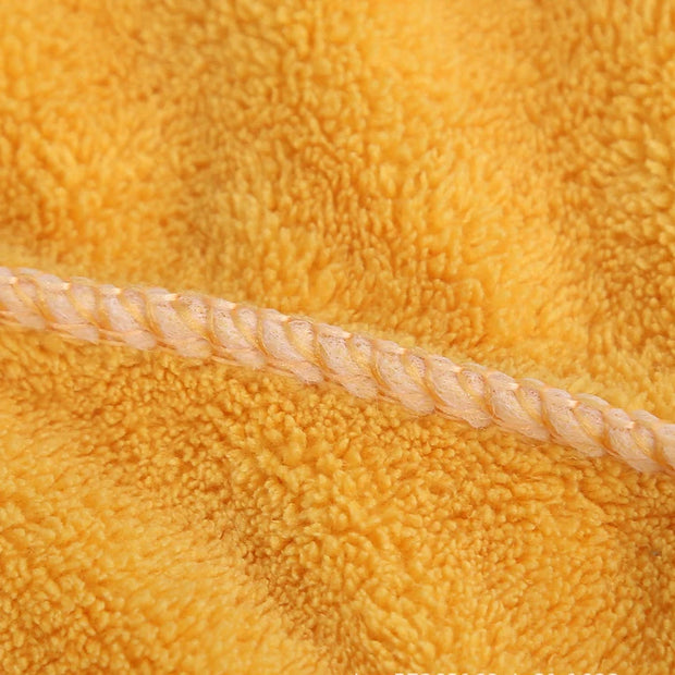 1Pc Embroidery Style Hair Drying Cap, Coral Fleece Thickened Hair Towel for Bathroom, Women's Absorbent Quick Drying Shower Cap,