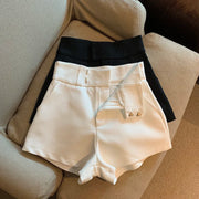 Women Shorts Mooyufon Black Shorts Women Harajuku Elegance High Waisted Shorts A Line Slim Casual Hot Girl Straight Pants Sexy