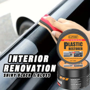 Car Plastic Restorer Back To Black Gloss Auto Interior Leather & Panel Renewal Wax Coating Agent Auto Polish And Repair Coating