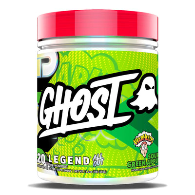 GHOST Legend All Out Pre-Workout Powder Warheads Sour Green Apple 